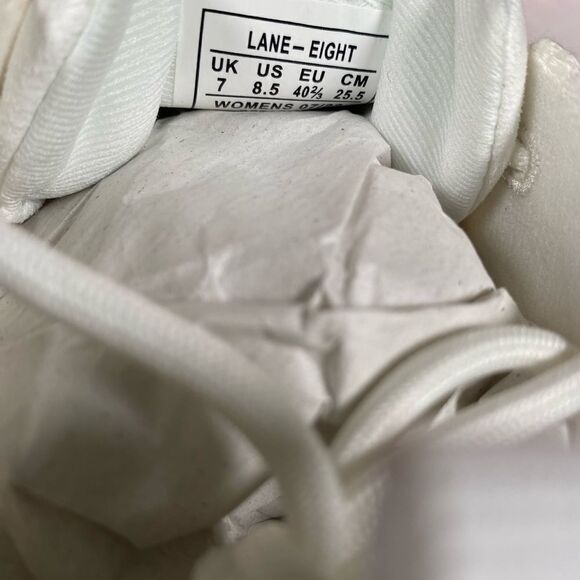 NWT Lane - Eight Unisex HIIT Trainer Shoe White  - Women Size 8.5 - Picture 5 of 13